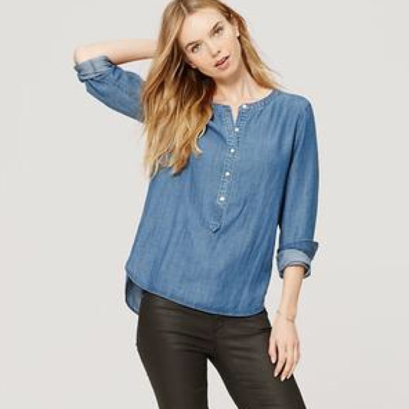 loft jean shirt